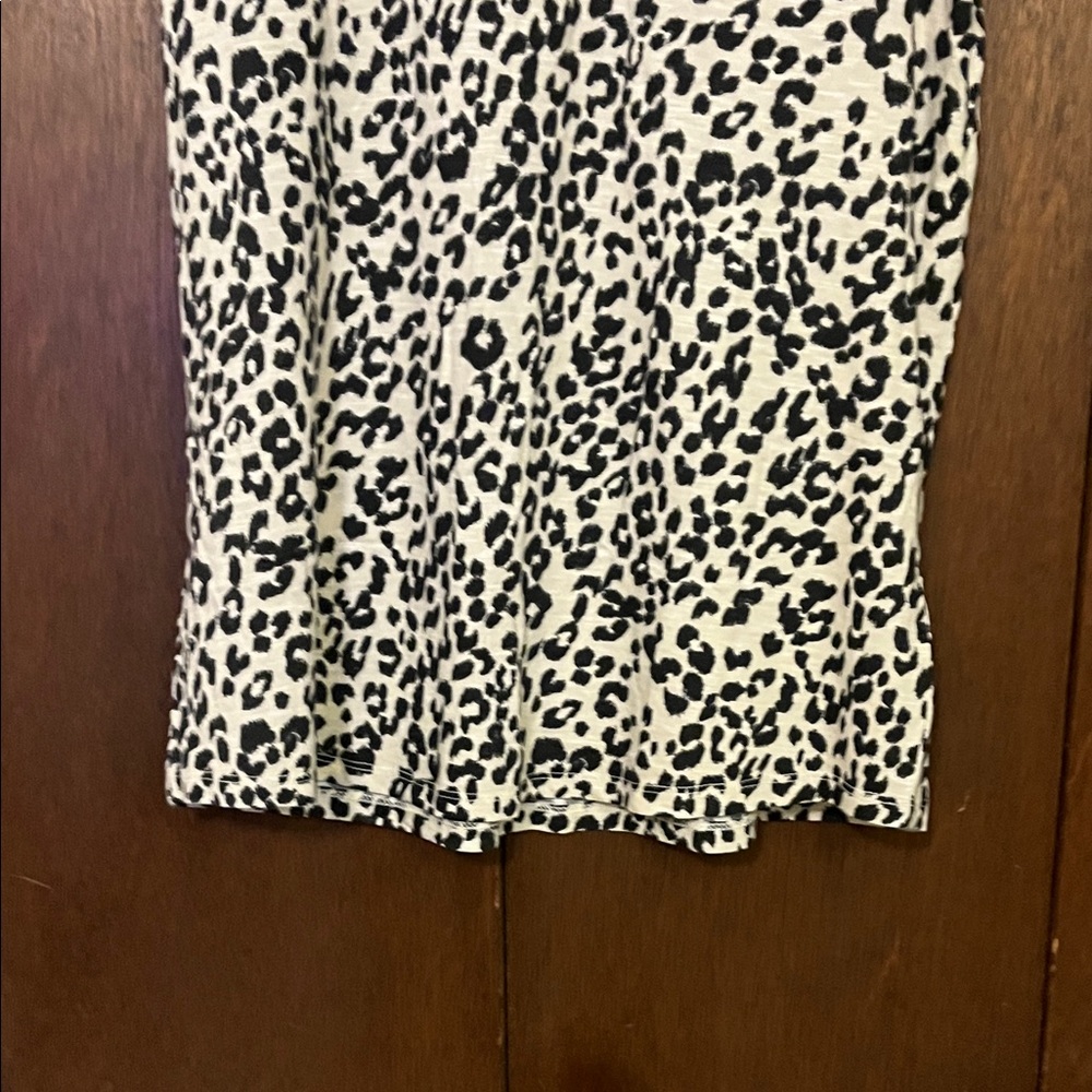 Maurices Black and White Animal Print Blouse - Picture 5 of 8